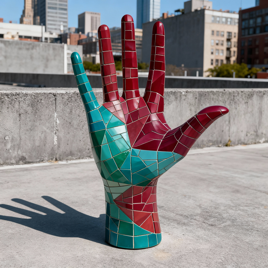 Скульптура «Рука художника»