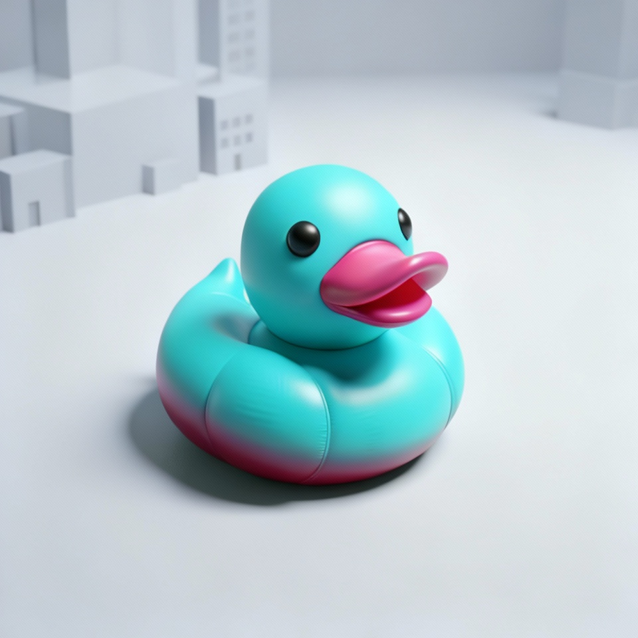 Надувная фигура «Утёнок»