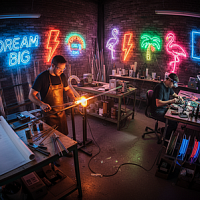 Изготовление неоновых вывесок